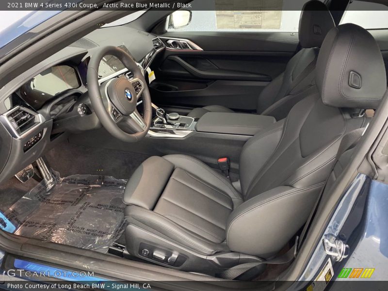 Arctic Race Blue Metallic / Black 2021 BMW 4 Series 430i Coupe