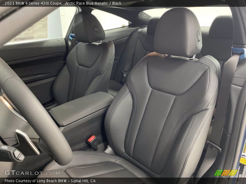 Arctic Race Blue Metallic / Black 2021 BMW 4 Series 430i Coupe