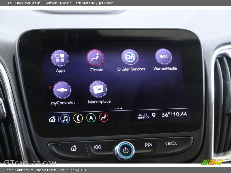 Mosaic Black Metallic / Jet Black 2020 Chevrolet Malibu Premier