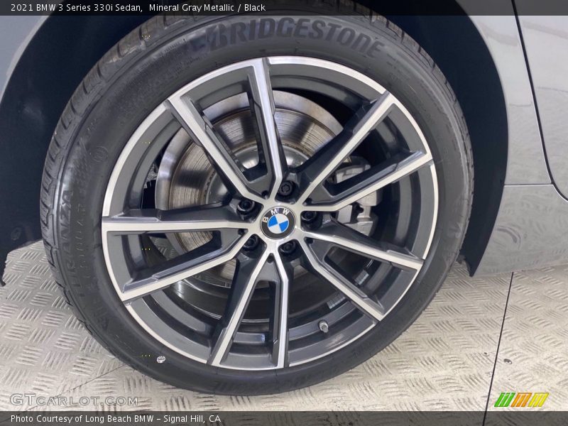 Mineral Gray Metallic / Black 2021 BMW 3 Series 330i Sedan