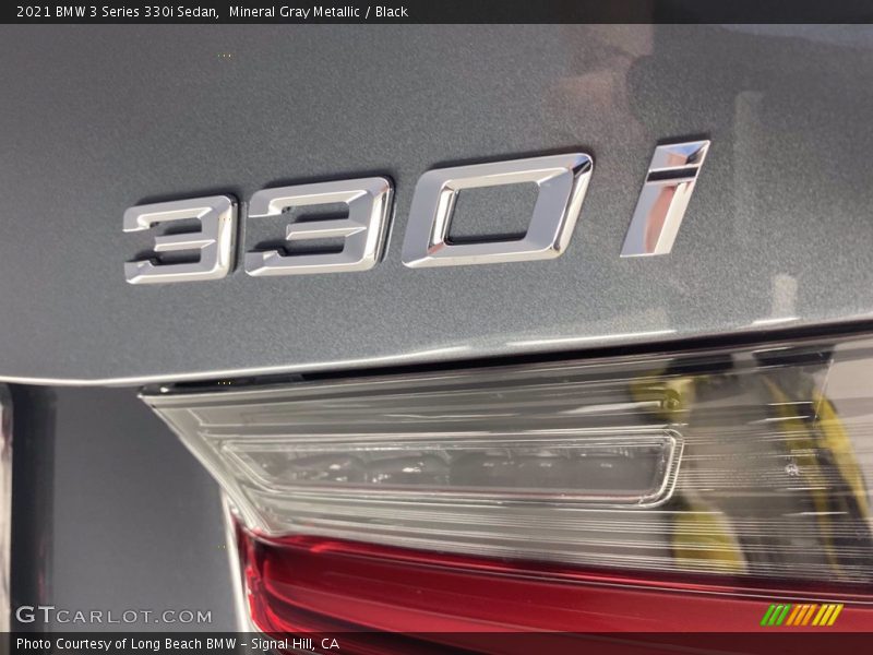 Mineral Gray Metallic / Black 2021 BMW 3 Series 330i Sedan