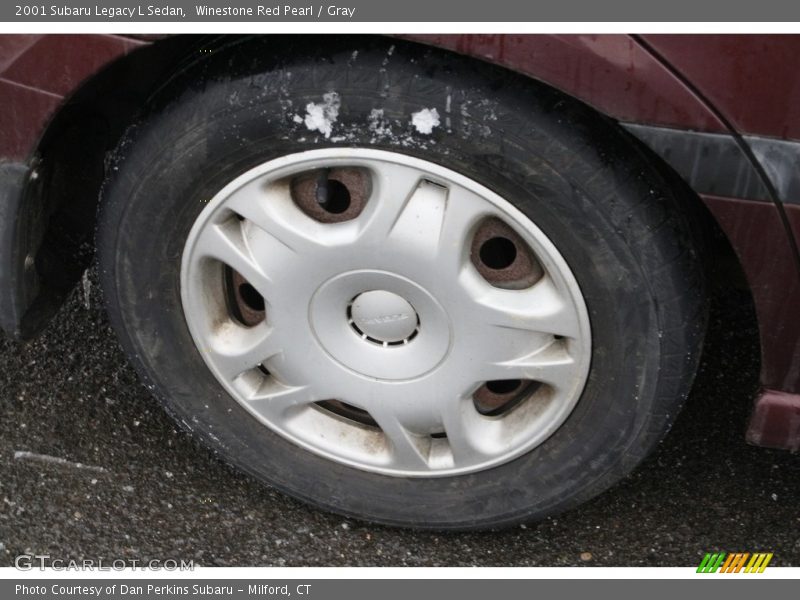Winestone Red Pearl / Gray 2001 Subaru Legacy L Sedan