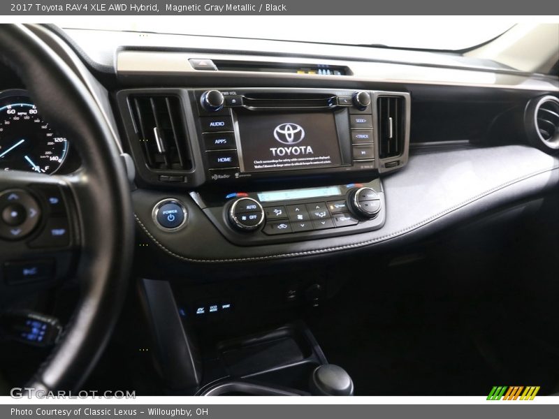 Magnetic Gray Metallic / Black 2017 Toyota RAV4 XLE AWD Hybrid