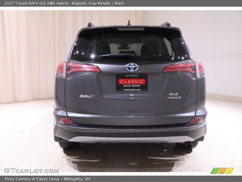 Magnetic Gray Metallic / Black 2017 Toyota RAV4 XLE AWD Hybrid