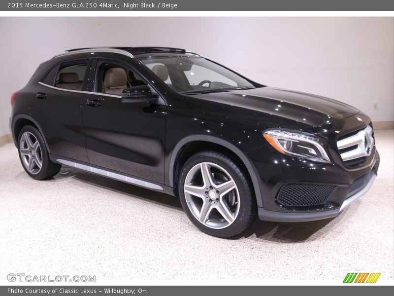 Night Black / Beige 2015 Mercedes-Benz GLA 250 4Matic
