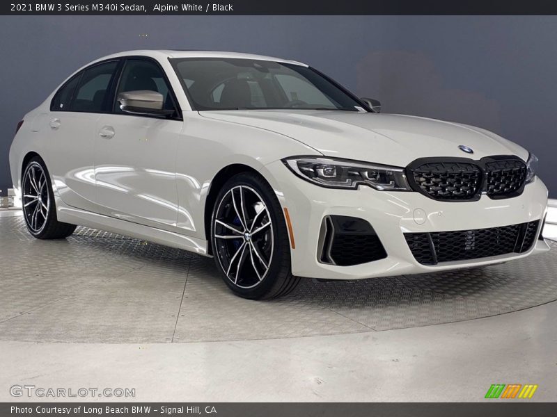 Alpine White / Black 2021 BMW 3 Series M340i Sedan
