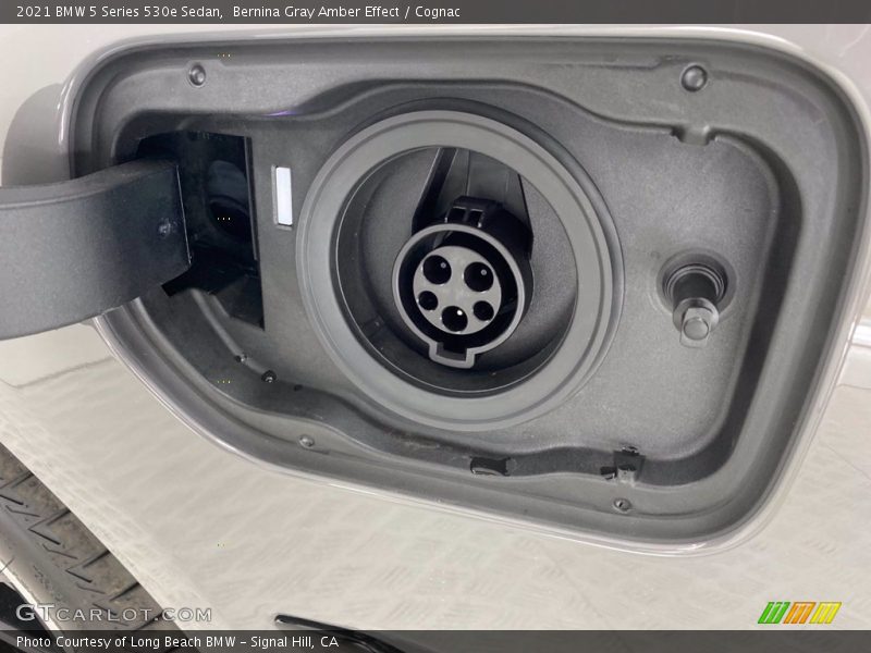 Bernina Gray Amber Effect / Cognac 2021 BMW 5 Series 530e Sedan