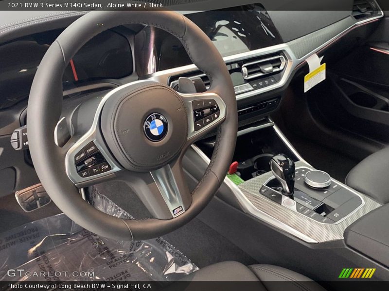 Alpine White / Black 2021 BMW 3 Series M340i Sedan