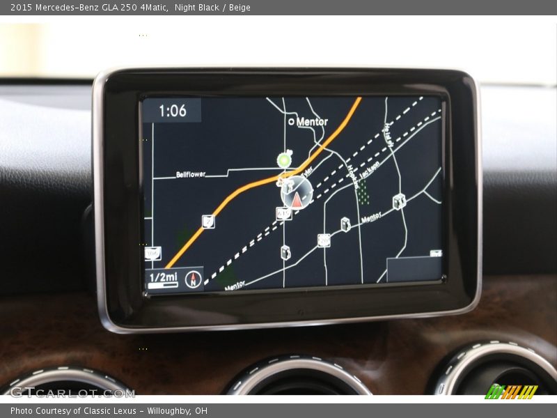 Night Black / Beige 2015 Mercedes-Benz GLA 250 4Matic