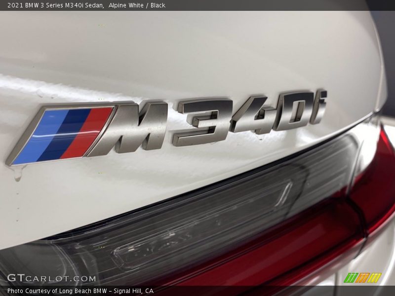 Alpine White / Black 2021 BMW 3 Series M340i Sedan