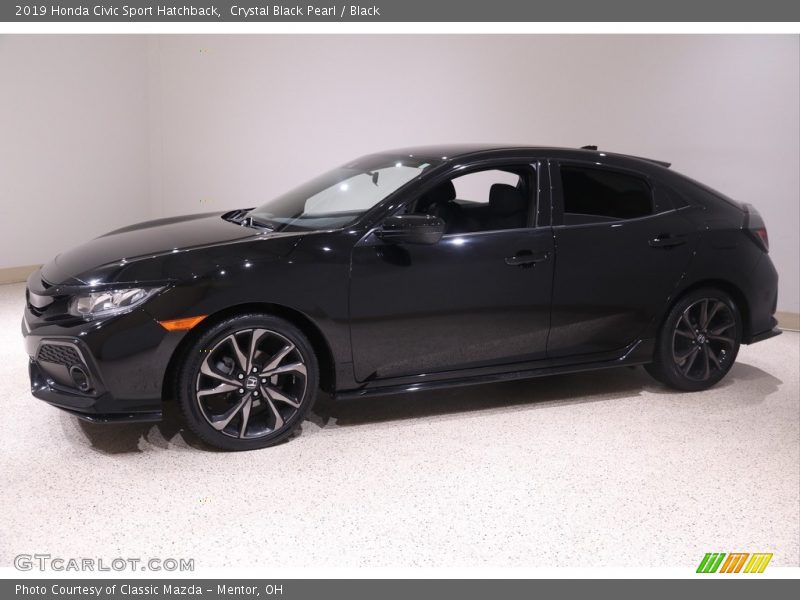  2019 Civic Sport Hatchback Crystal Black Pearl