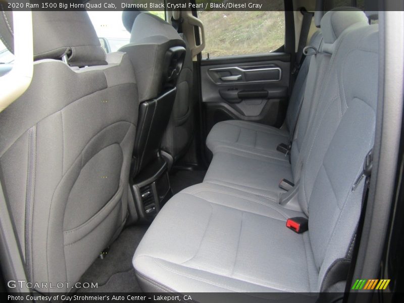 Rear Seat of 2020 1500 Big Horn Quad Cab