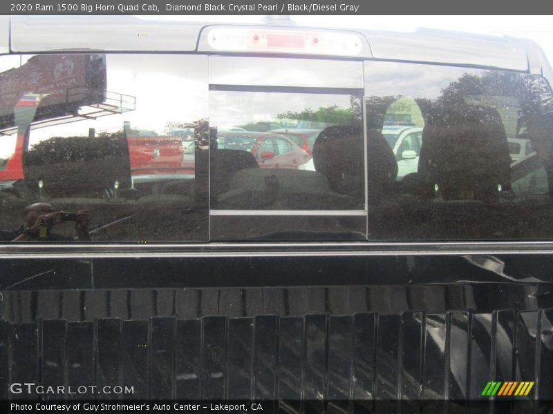 Diamond Black Crystal Pearl / Black/Diesel Gray 2020 Ram 1500 Big Horn Quad Cab