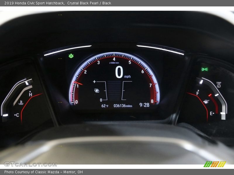  2019 Civic Sport Hatchback Sport Hatchback Gauges