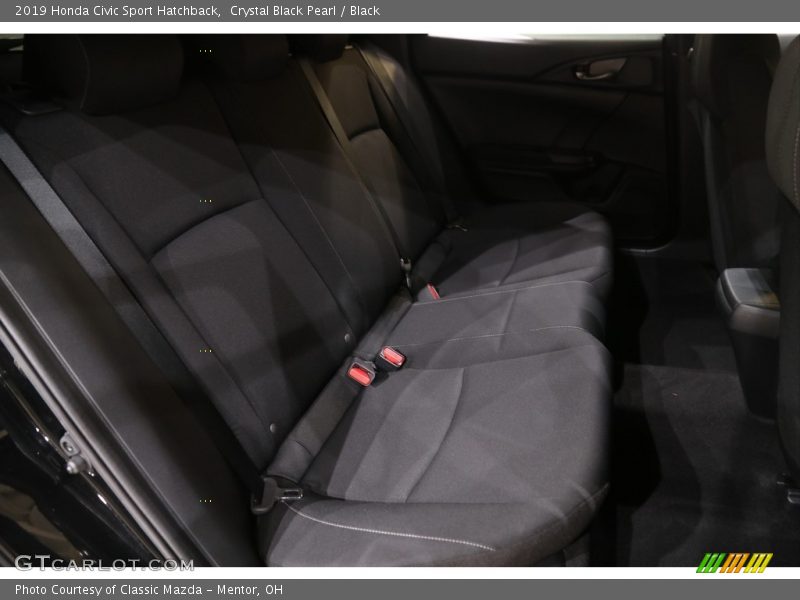 Crystal Black Pearl / Black 2019 Honda Civic Sport Hatchback