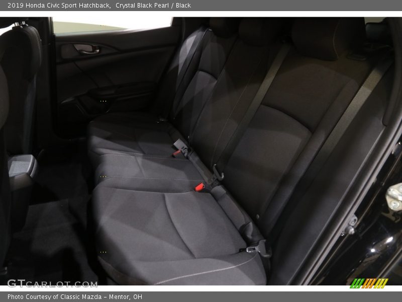 Crystal Black Pearl / Black 2019 Honda Civic Sport Hatchback