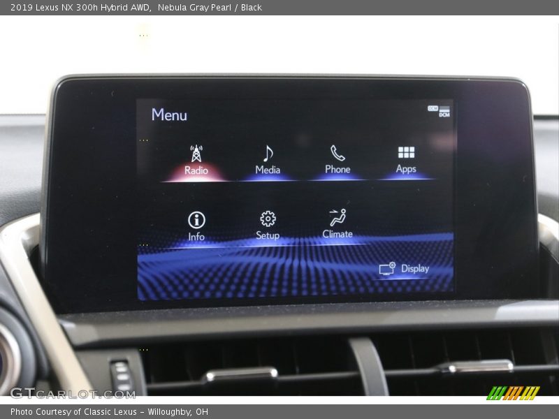 Nebula Gray Pearl / Black 2019 Lexus NX 300h Hybrid AWD