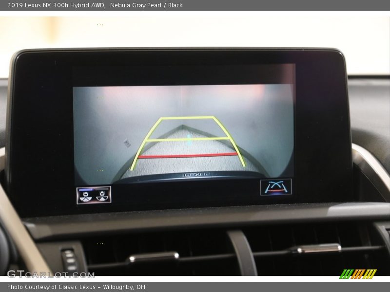Nebula Gray Pearl / Black 2019 Lexus NX 300h Hybrid AWD