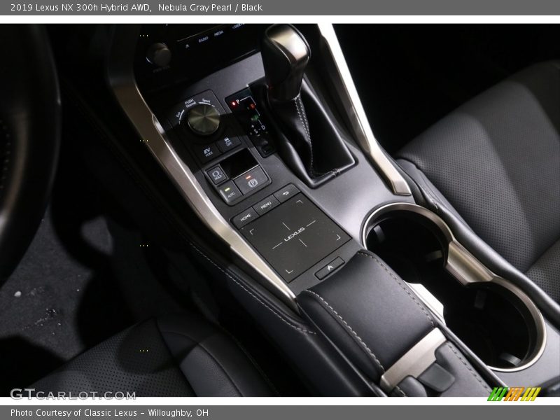 Nebula Gray Pearl / Black 2019 Lexus NX 300h Hybrid AWD
