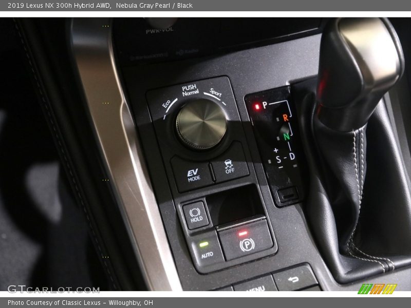 Nebula Gray Pearl / Black 2019 Lexus NX 300h Hybrid AWD