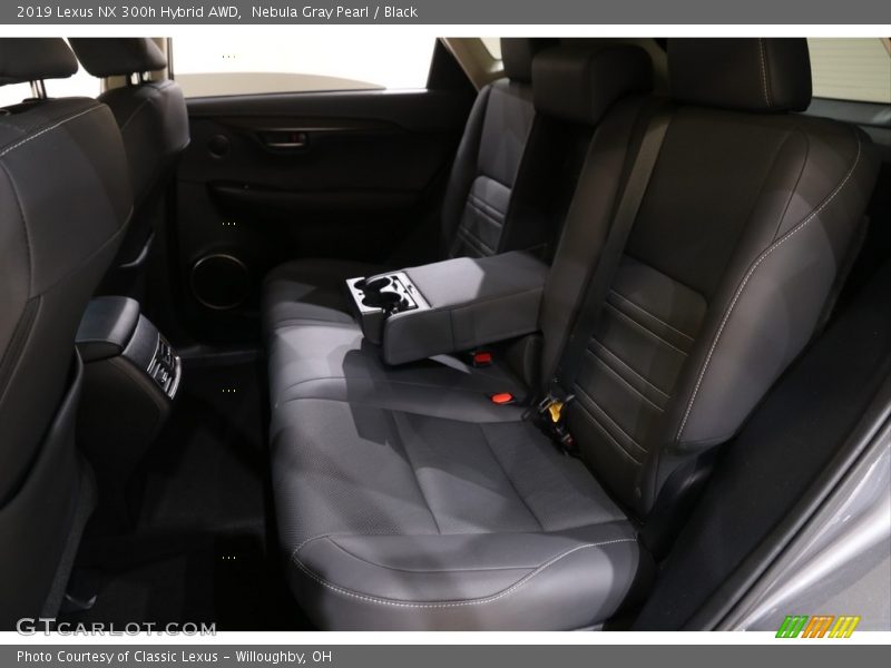 Nebula Gray Pearl / Black 2019 Lexus NX 300h Hybrid AWD