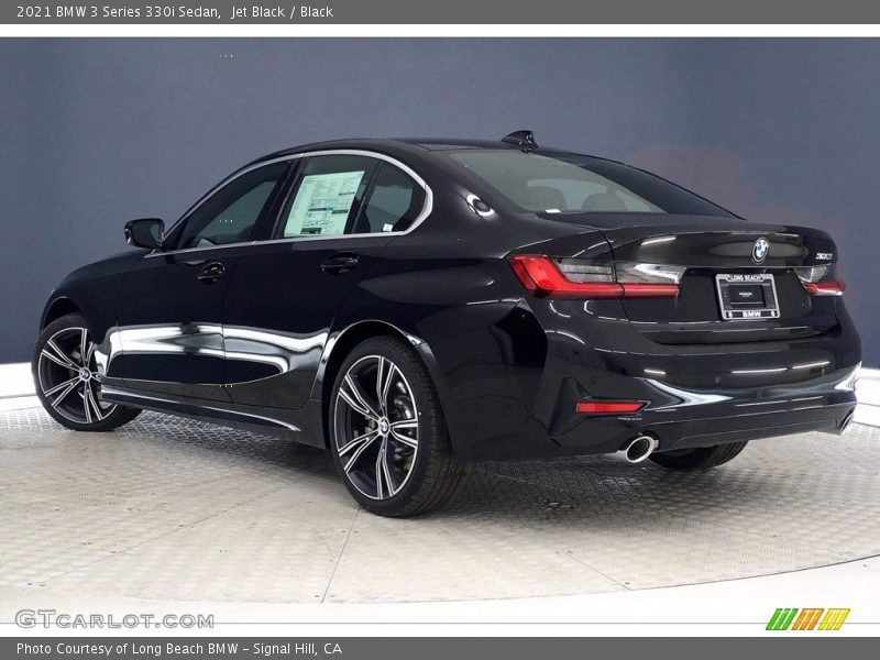 Jet Black / Black 2021 BMW 3 Series 330i Sedan