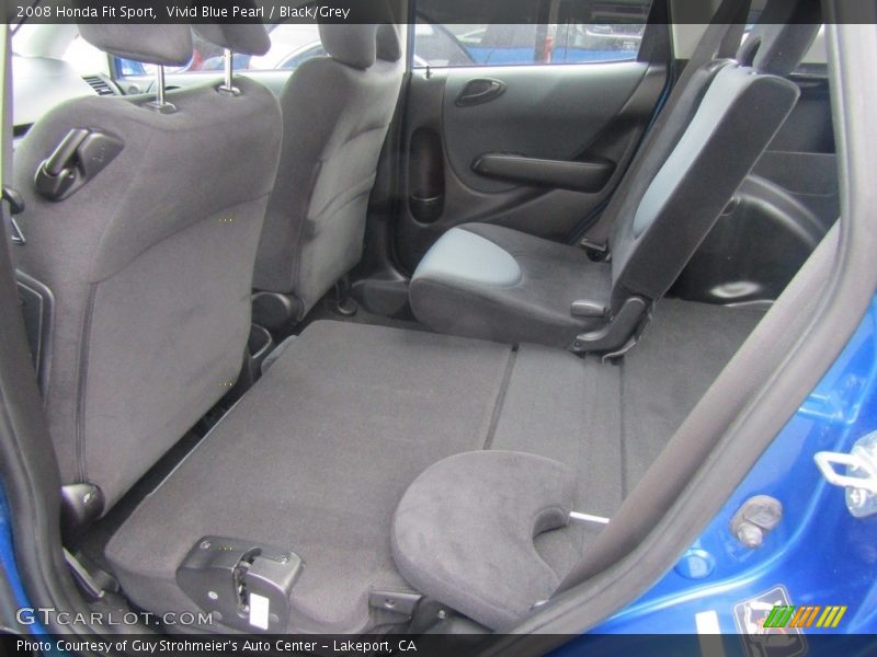 Vivid Blue Pearl / Black/Grey 2008 Honda Fit Sport