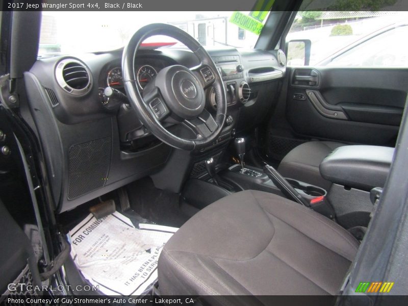 Black / Black 2017 Jeep Wrangler Sport 4x4