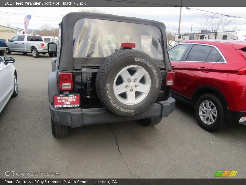 Black / Black 2017 Jeep Wrangler Sport 4x4