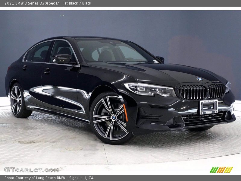 Jet Black / Black 2021 BMW 3 Series 330i Sedan