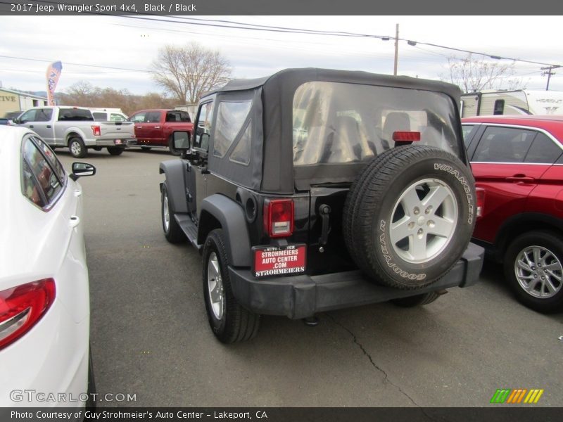 Black / Black 2017 Jeep Wrangler Sport 4x4