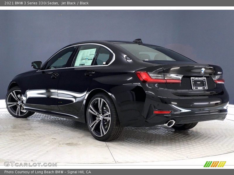 Jet Black / Black 2021 BMW 3 Series 330i Sedan