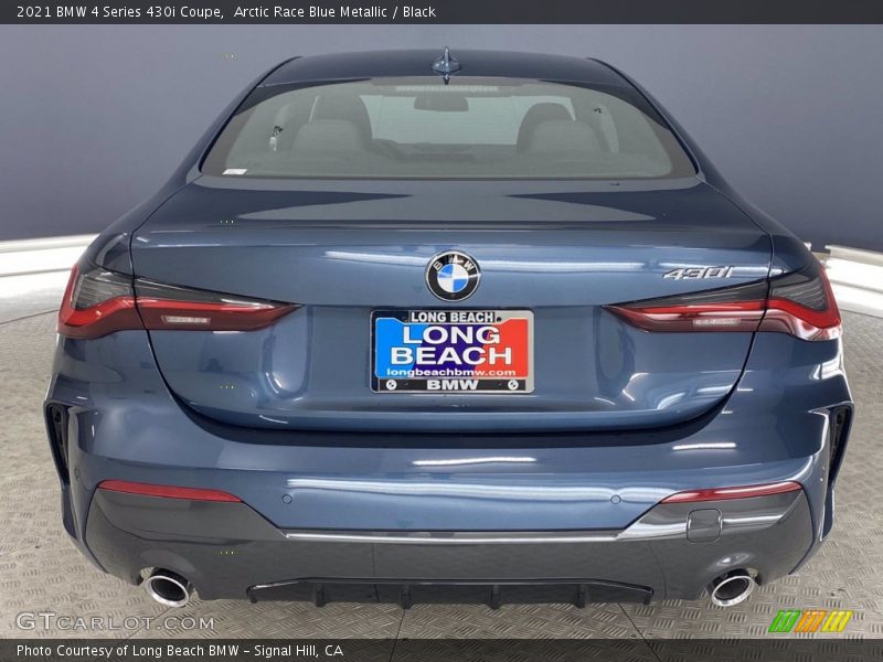 Arctic Race Blue Metallic / Black 2021 BMW 4 Series 430i Coupe