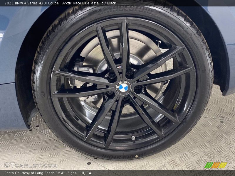 Arctic Race Blue Metallic / Black 2021 BMW 4 Series 430i Coupe