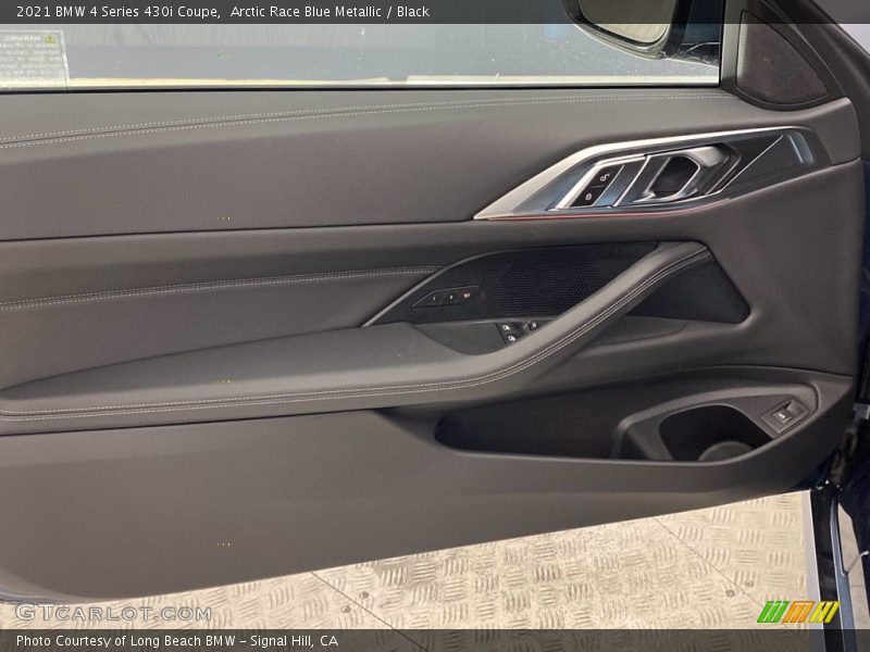 Arctic Race Blue Metallic / Black 2021 BMW 4 Series 430i Coupe
