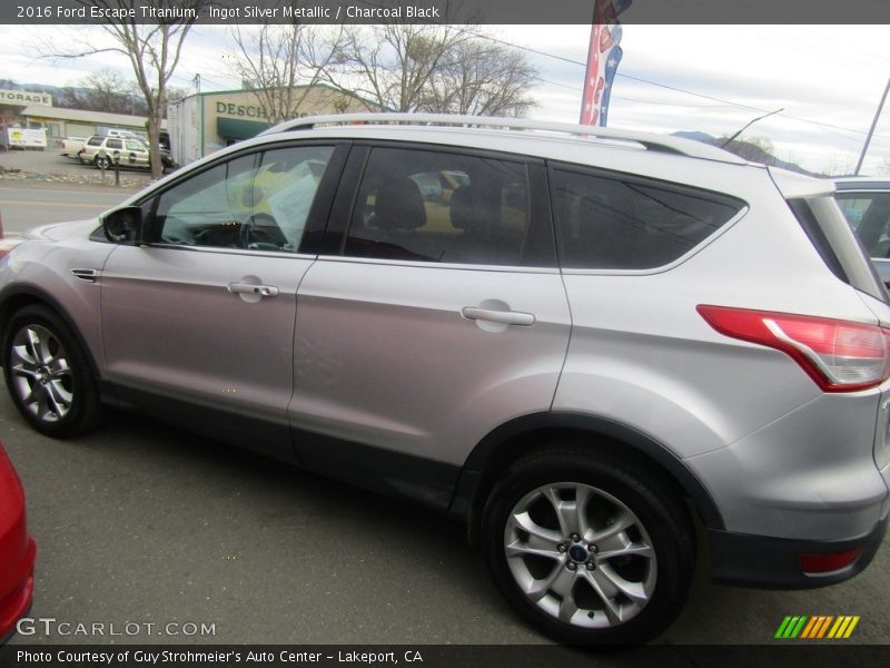 Ingot Silver Metallic / Charcoal Black 2016 Ford Escape Titanium