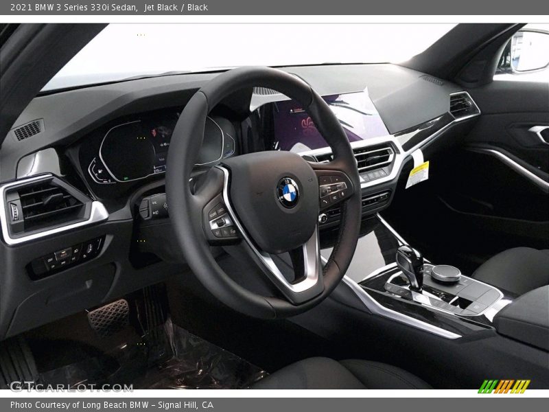 Jet Black / Black 2021 BMW 3 Series 330i Sedan