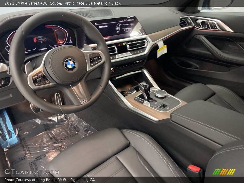 Arctic Race Blue Metallic / Black 2021 BMW 4 Series 430i Coupe