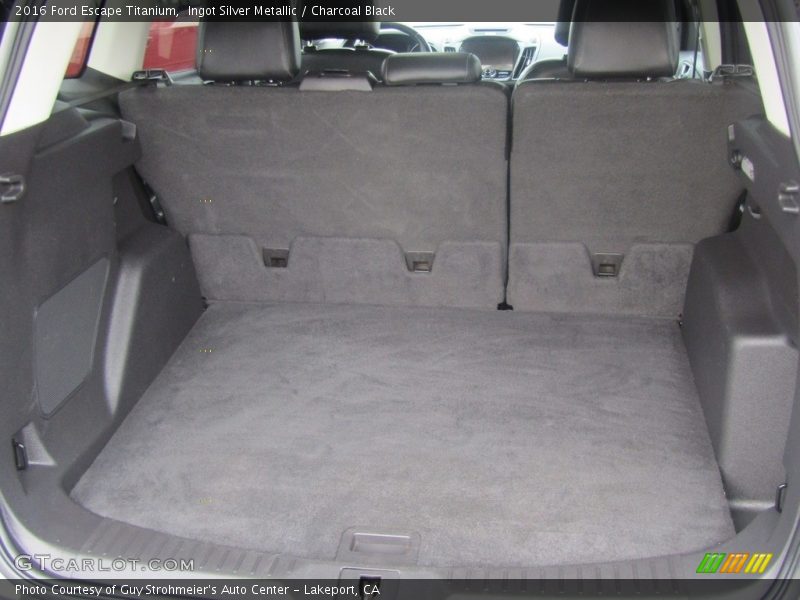 Ingot Silver Metallic / Charcoal Black 2016 Ford Escape Titanium