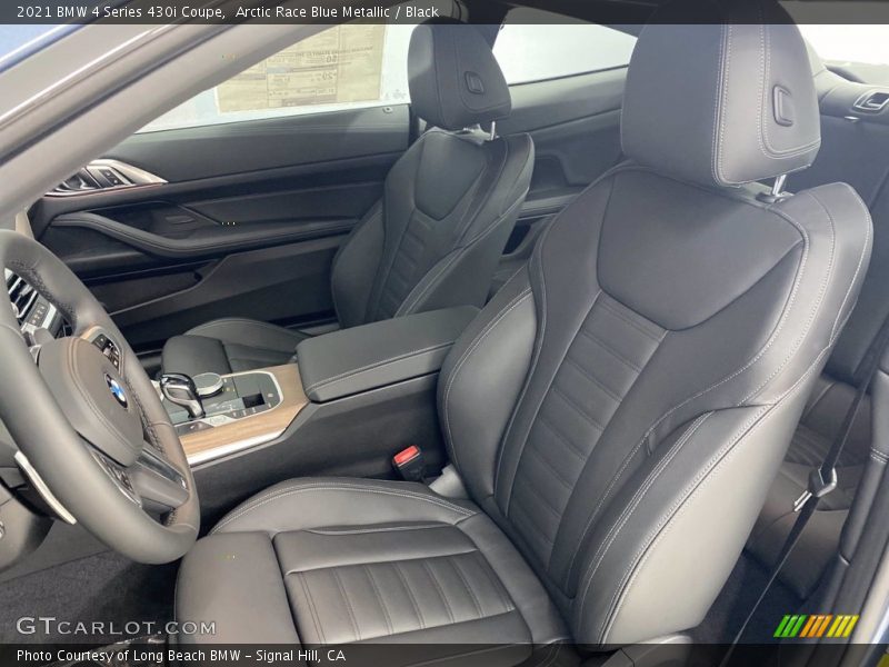 Arctic Race Blue Metallic / Black 2021 BMW 4 Series 430i Coupe