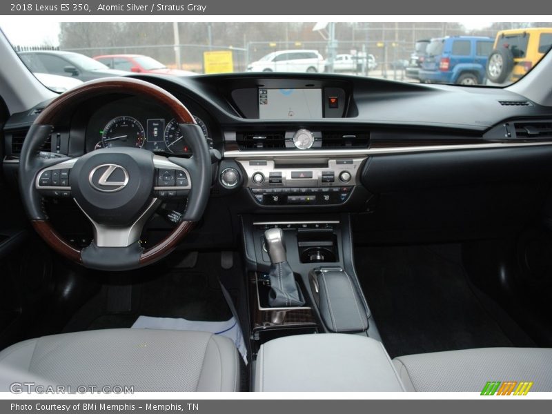 Atomic Silver / Stratus Gray 2018 Lexus ES 350
