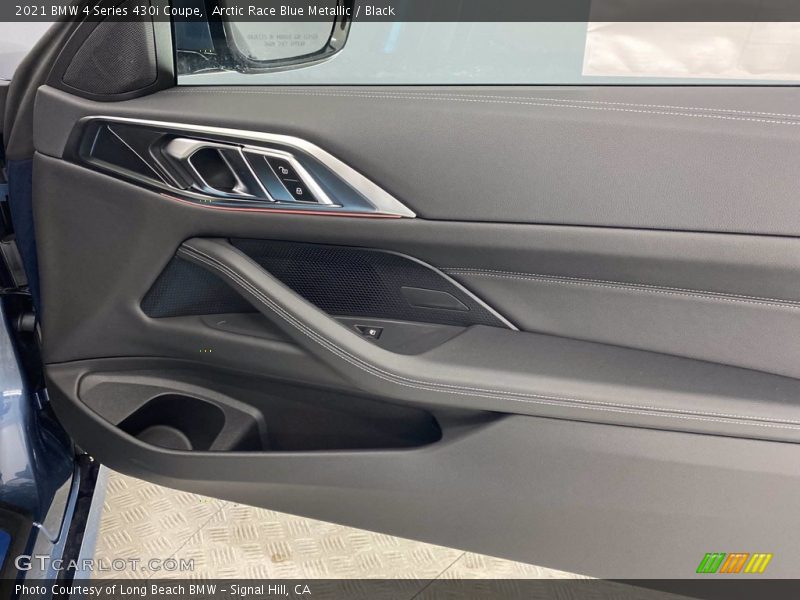 Arctic Race Blue Metallic / Black 2021 BMW 4 Series 430i Coupe
