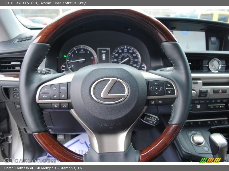 Atomic Silver / Stratus Gray 2018 Lexus ES 350