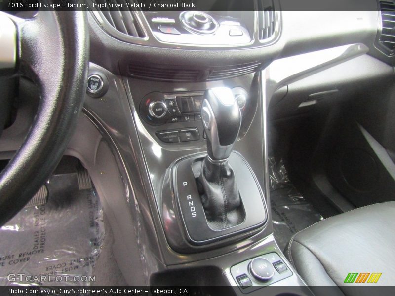 Ingot Silver Metallic / Charcoal Black 2016 Ford Escape Titanium