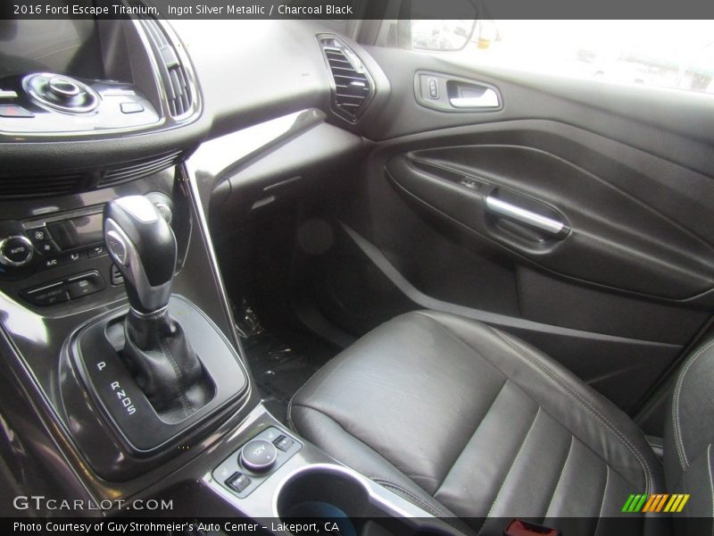 Ingot Silver Metallic / Charcoal Black 2016 Ford Escape Titanium