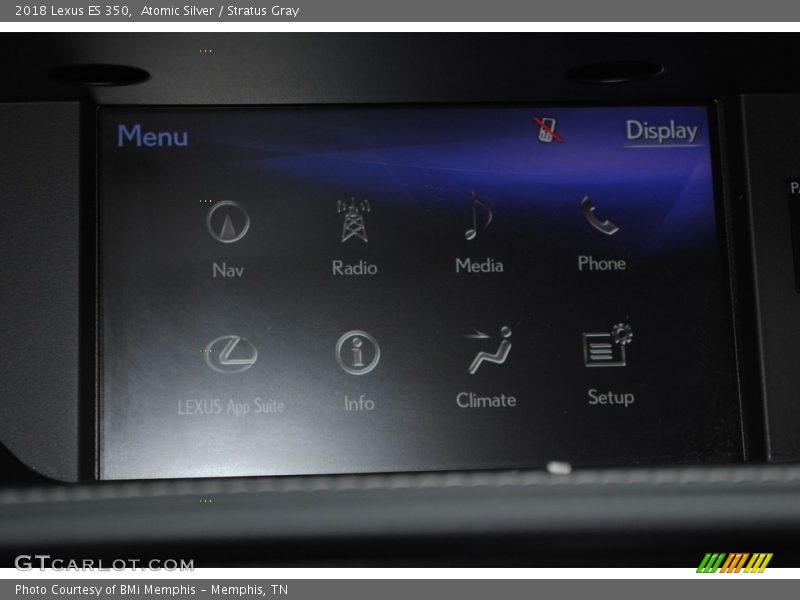 Atomic Silver / Stratus Gray 2018 Lexus ES 350