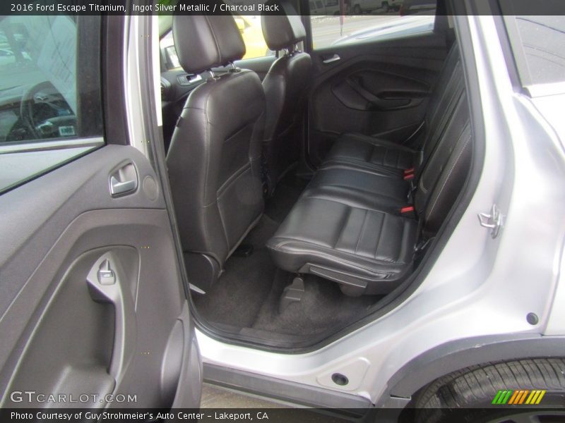Ingot Silver Metallic / Charcoal Black 2016 Ford Escape Titanium