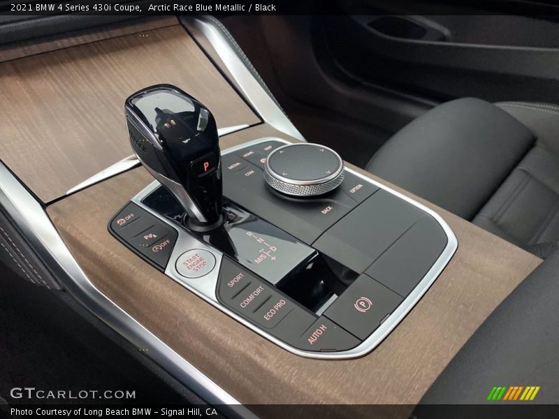 Arctic Race Blue Metallic / Black 2021 BMW 4 Series 430i Coupe