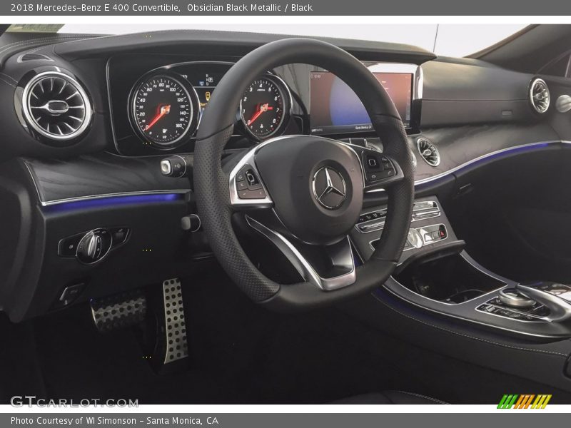 Obsidian Black Metallic / Black 2018 Mercedes-Benz E 400 Convertible