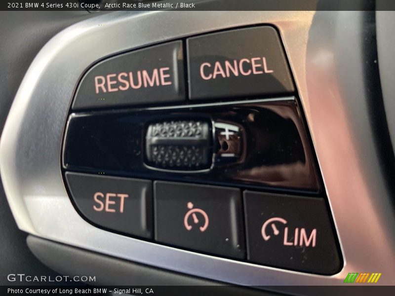 Arctic Race Blue Metallic / Black 2021 BMW 4 Series 430i Coupe